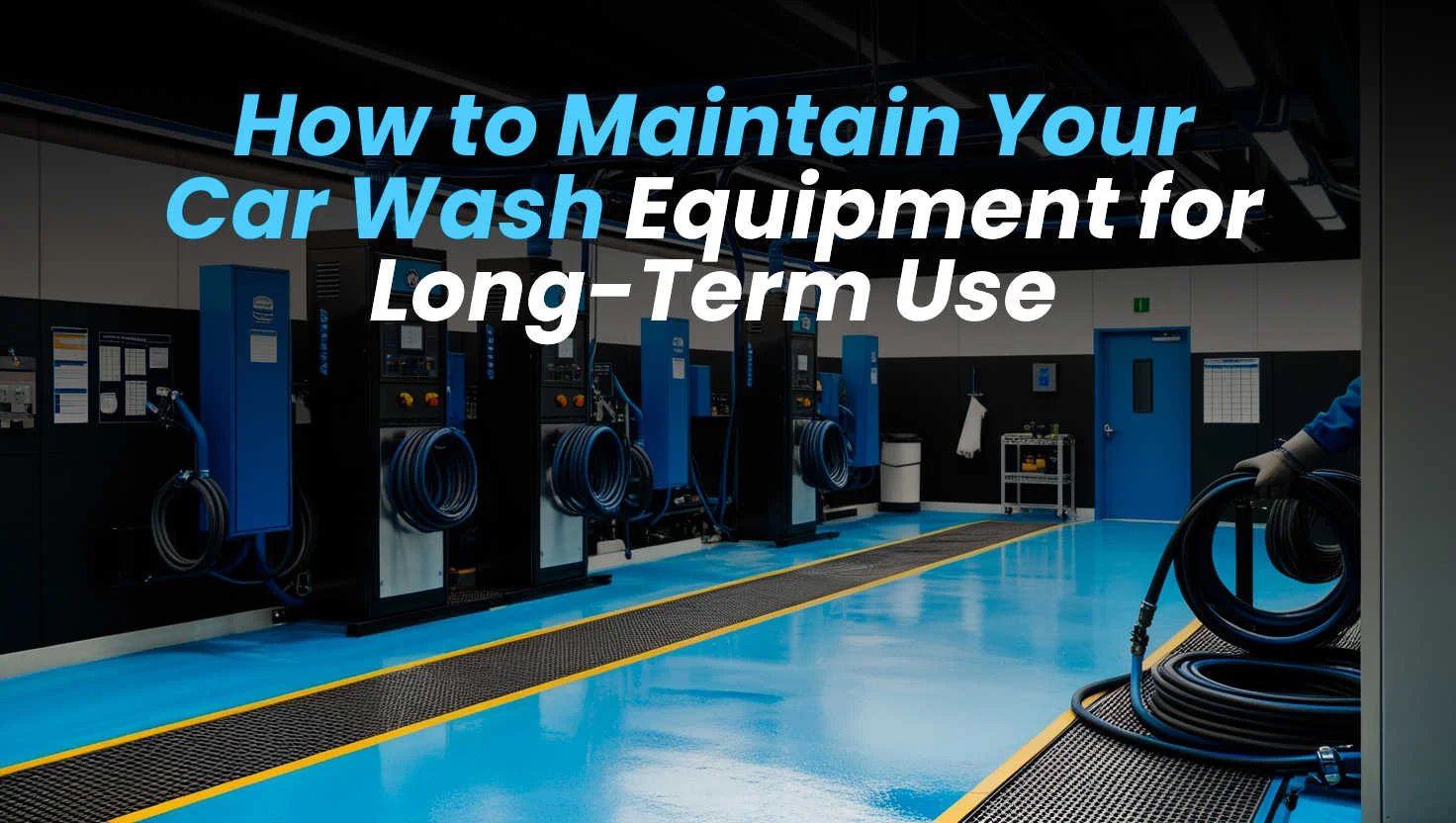 Maintain Your Car Wash Equipment for Long-Term Use