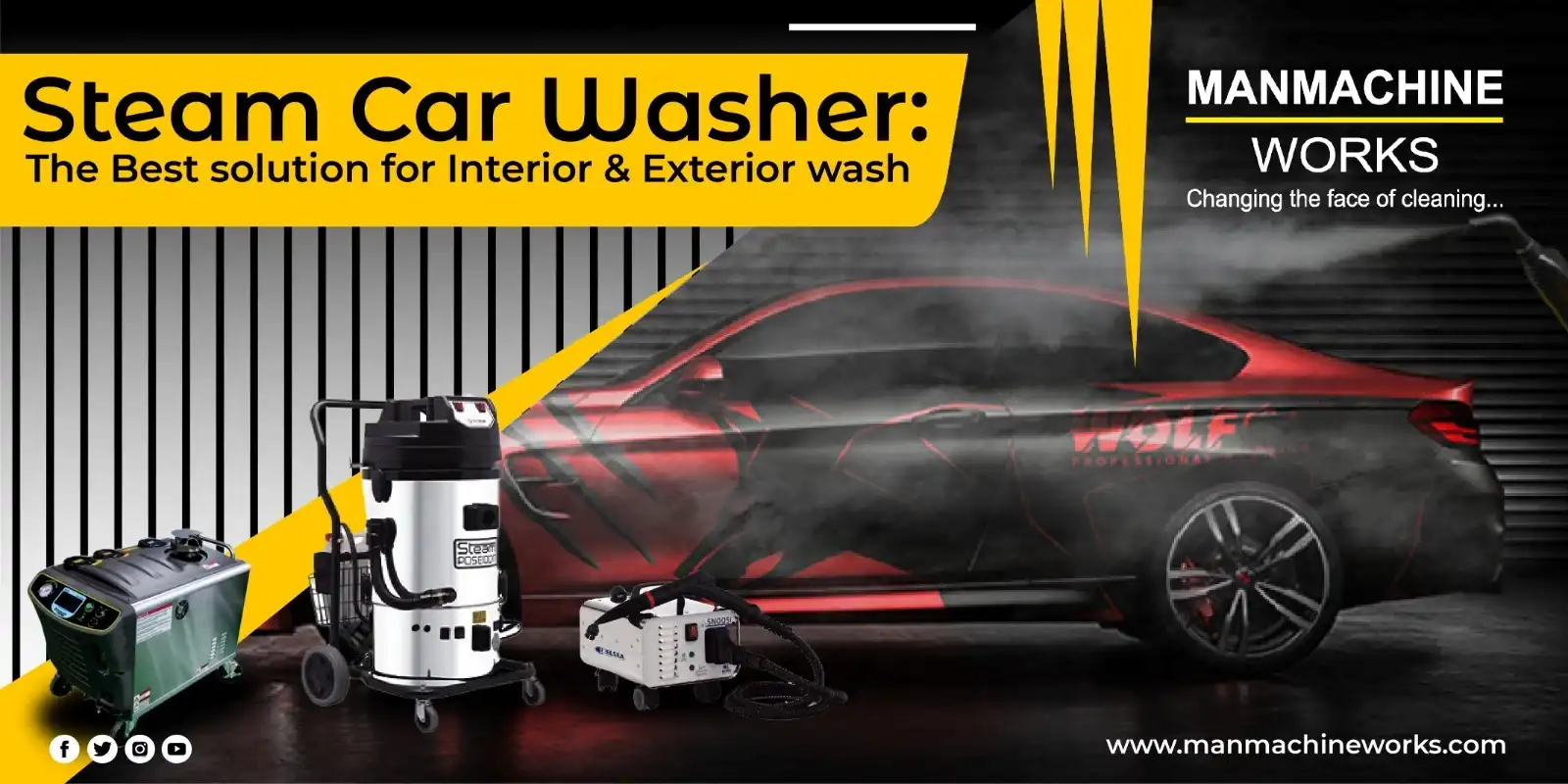 Steam Car Washer: The Best Solution for Interior and Exterior wash