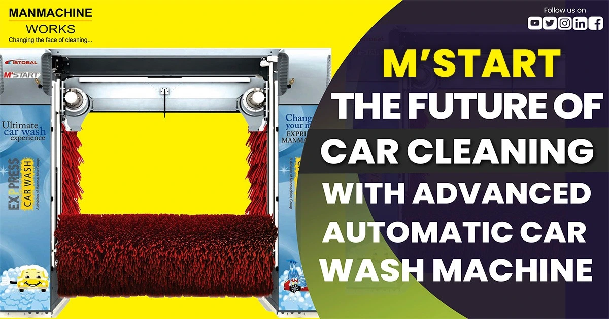 M'START: The Future of Car Cleaning with Advanced Automatic Car Wash Machine