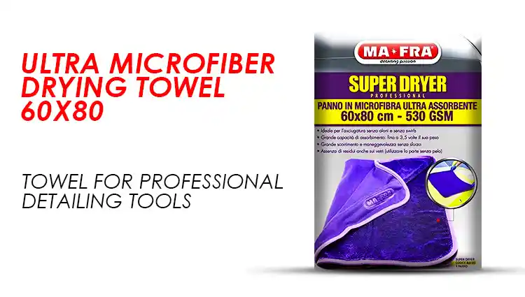 Ultra Microfiber Drying Towel 60X80 – Towel for Professional Detailing Tools